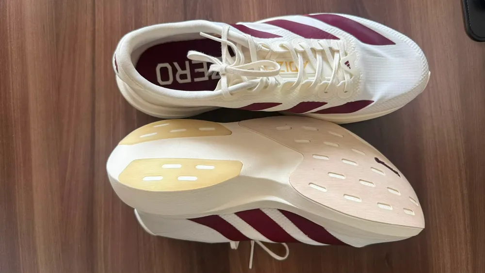 adidas Adizero Branco e Bordô