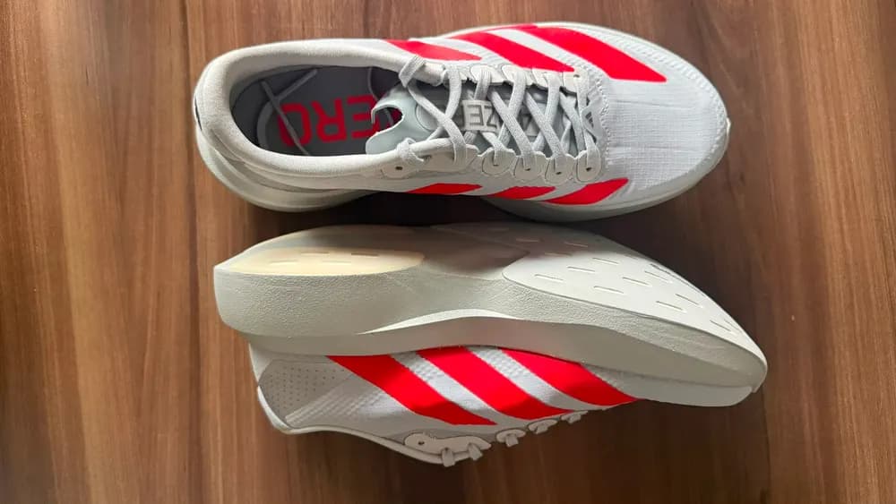 adidas Adizero Branco e Vermelho
